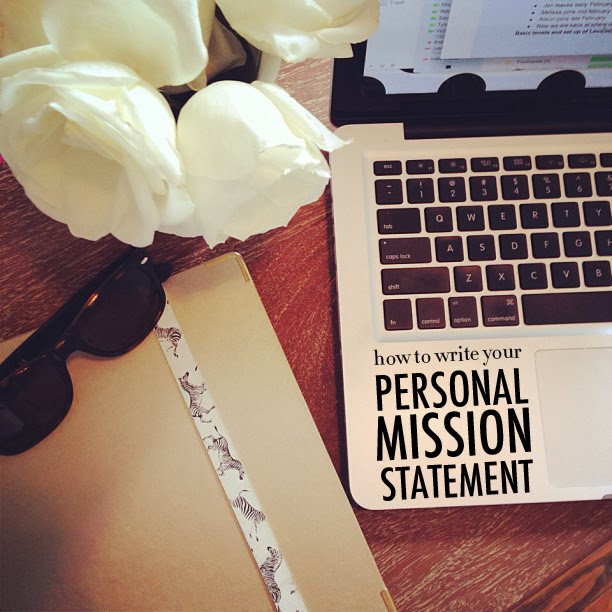 How to write a personal mission statement for college